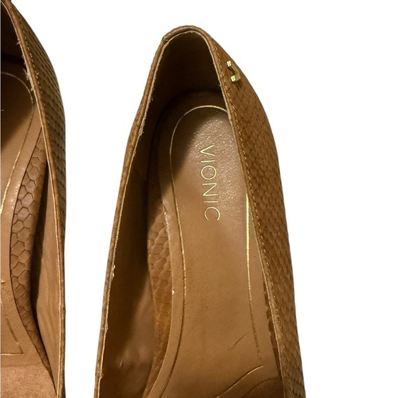 Tory Burch Royal Tan Leather Reva Flats size - Picture 10 of 12